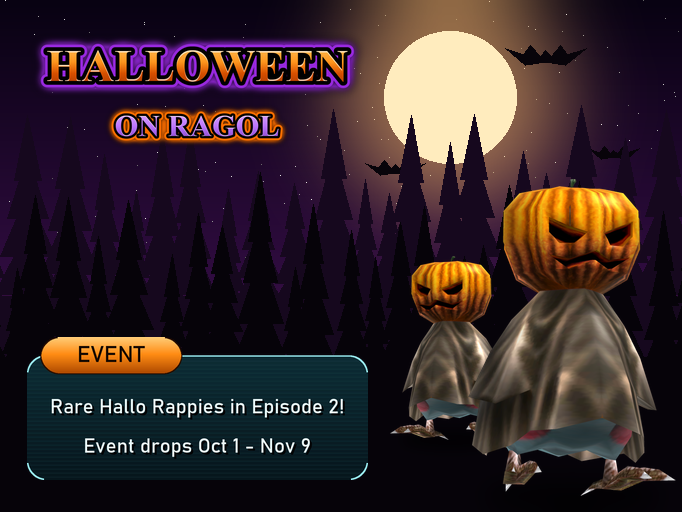 Halloween event screen
