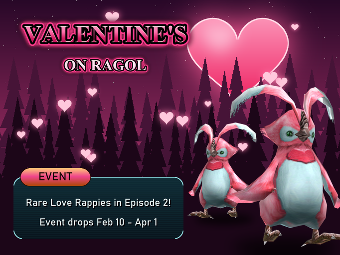Valentine event screen